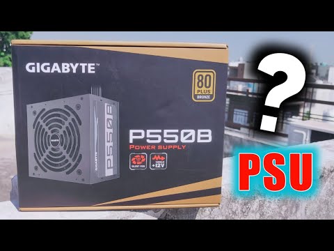 Gigabyte P550B maitinimo blokas 550 W 20+4 pin ATX ATX Juoda video