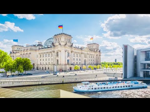 63.Berlin Travel - Caminhe até o Parlamento / du lịch -tham quan tòa nhà nghị viện ở Béc lin Đức