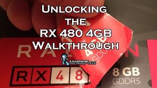 Radeon RX 480 4GB flashed to 8GB Full Walkthrough