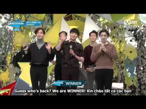 [Vietsub] 140925 MCountdown Begins Open Studio – WINNER part 1/6
