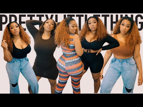 HUGE PRETTY LITTLE THING BLACK FRIDAY/ CYBER 2020 TRY ON HAUL