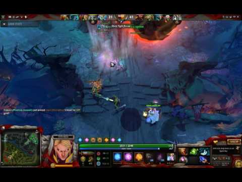 dota 2 invoker with refresher VS Phantom Assassin