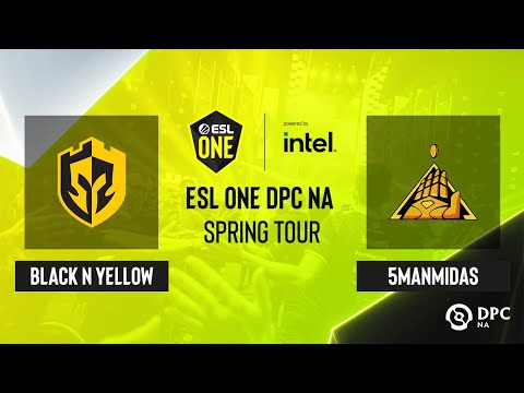 Dota2 - Black N Yellow vs 5ManMidas - Game 1 - ESL One DPC NA Spring