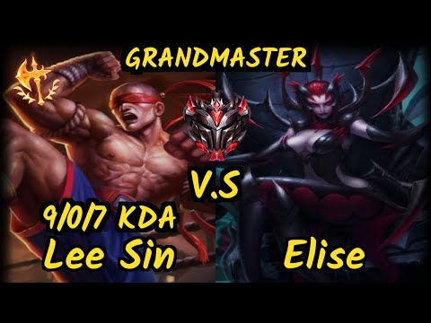 CHF Only (LEE SIN) vs ELISE - 9/0/7 KDA JUNGLE GAMEPLAY - OC Ranked GRANDMASTER