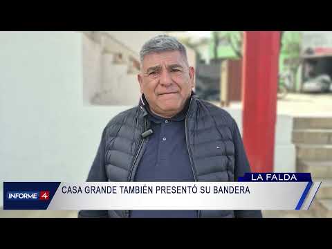 MIGUEL MORENOJEFE COMUNAL CASA GRANDE CASA GRANDE TAMBIÉN PRESENTÓ SU BANDERA