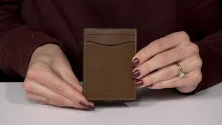 COACH Money Clip Card Case in Sport Calf SKU: 9698110