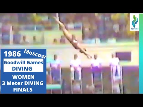 1986 Goodwill Games Women 3 Meter Diving Finals