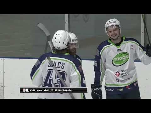 Optibet Hokeja līga. DLSS/Dinaburga - Mogo/LSPA. Spēles labākie moementi. (21.09.2022.)