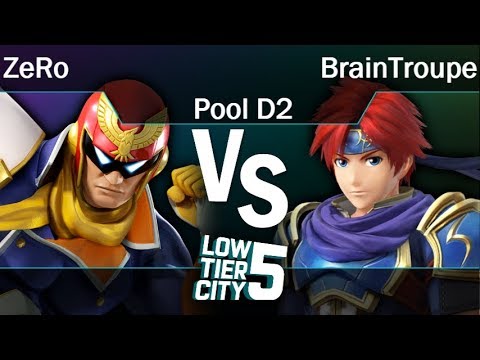 LTC 5  - TSM | ZeRo (Diddy, C Falcon) vs BrainTroupe (Roy, C Falcon) Pool D2 - Smash 4