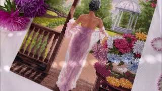 Дівчина і квіти VN-175