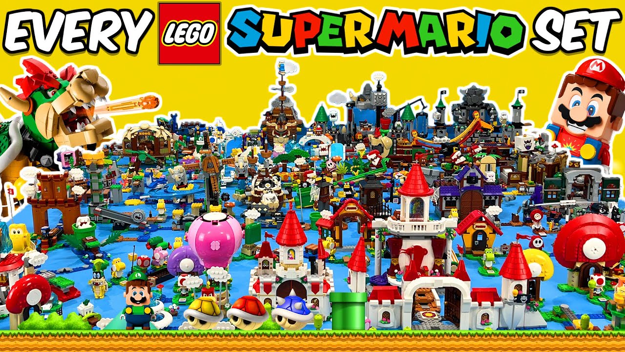 I Built EVERY LEGO Super Mario Set EVER Made...