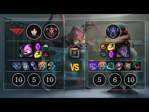 T1 Canna Kennen vs Sylas Top - KR GrandMaster Patch 10.11
