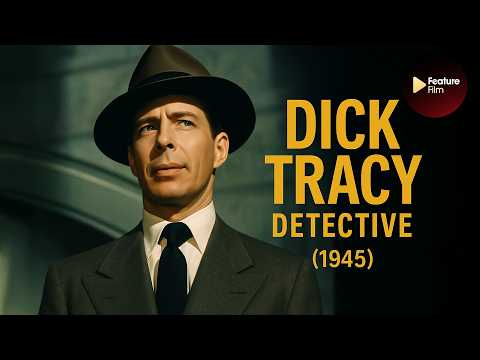 Dick Tracy Detective (1945) | Classic Crime Thriller | free movies online | Colorized