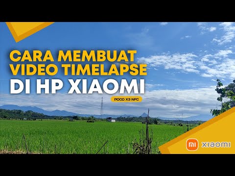 How to make a timelapse video on a Xiaomi cellphone, with the correct settings for maximum results.
