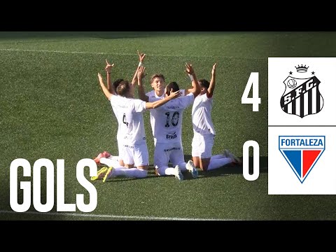 SANTOS 4 x 0 FORTALEZA | GOLS | BRASILEIRÃO SUB-20 (18/06/25)