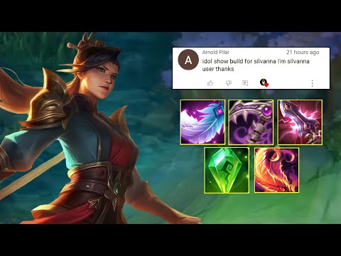 THIS IS MY BUILD ON MY SILVANNA | SILVANNA BEST BUILD 2023 | MLBB ~ Max Andrew