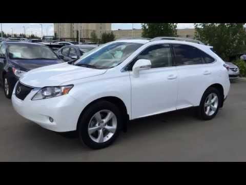 Lexus Certified Pre Owned 2010 RX 350 AWD White on Black - Premium Package 2 Review - Red Deer, AB
