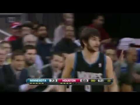 HQ Minnesota Vs Houston Rockets 30.1.2012 Double-double Ricky Rubio - Best plays NBA