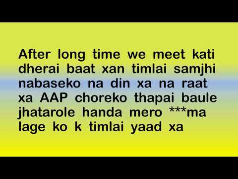 YETI YETI PANI LYRIC VEDIO