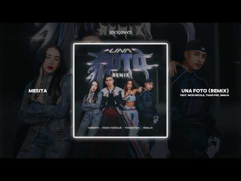 Una Foto Remix | Mesita, Nicki Nicole, Tiago PZK, Emilia (speed up)