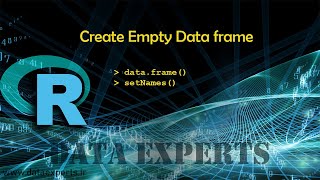 create empty data frame in r