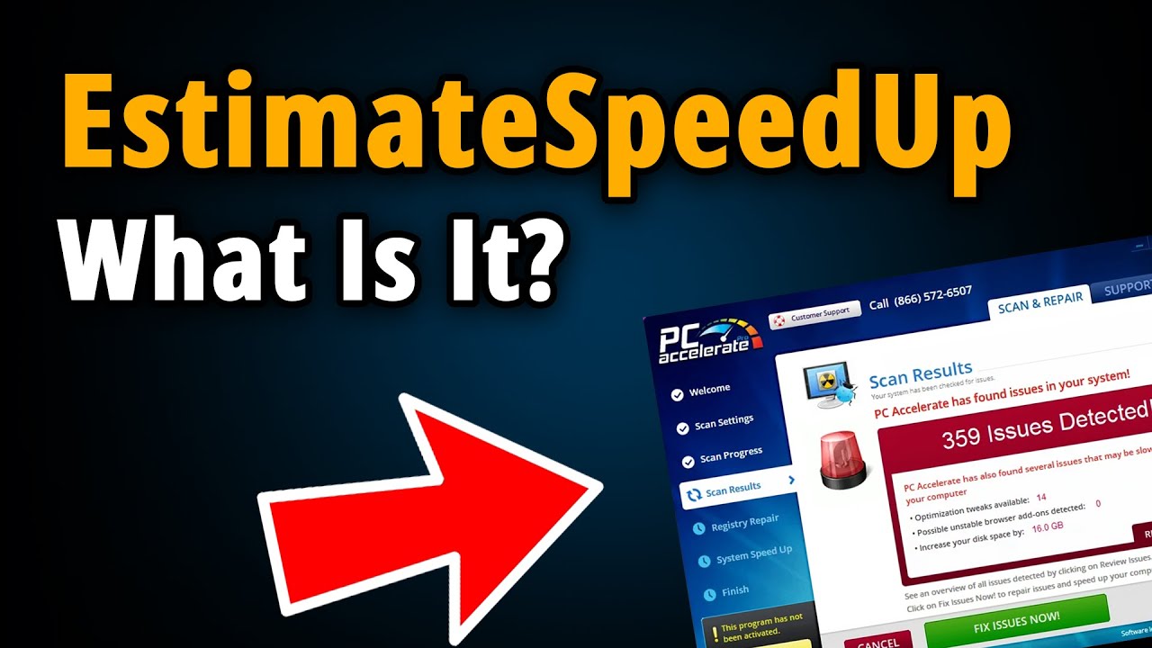 What Is EstimateSpeedUp? How to Remove EstimateSpeedUp!