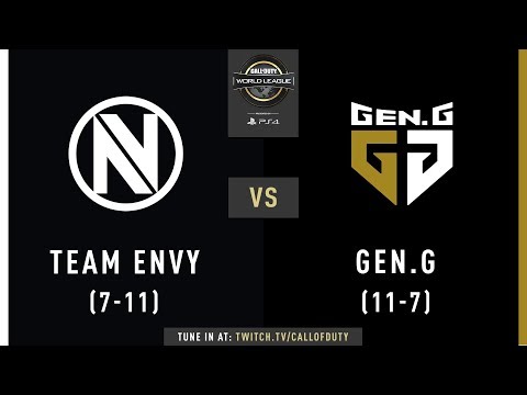 Team Envy vs Gen.G | CWL Pro League 2019 | Cross-Division | Week 12 | Day 1
