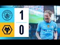 HIGHLIGHTS De Bruyne Strike Fires City To Third Man City 1 0 Wolves