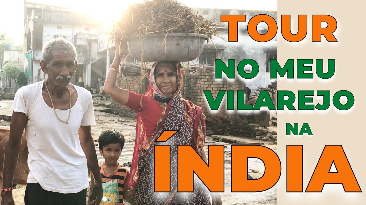 TOUR PELO MEU VILAREJO NA ÍNDIA! PARTE 1