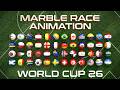 FIFA World Cup 2026 Marble Race 3D Algodoo Style Championship
