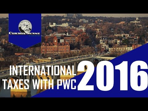 Common $ense International Tax Workshop with PWC