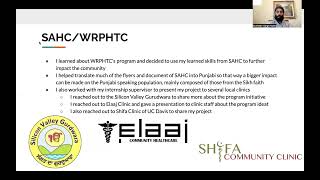 Internship at South Asian Heart Center by Sukhdev Singh Mann