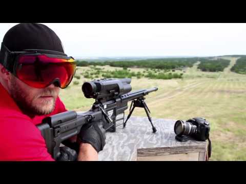 TrackingPoint - Precision Guided Firearm Wireless HUD Android Goggle Test Firing At 500 Yards [720p]