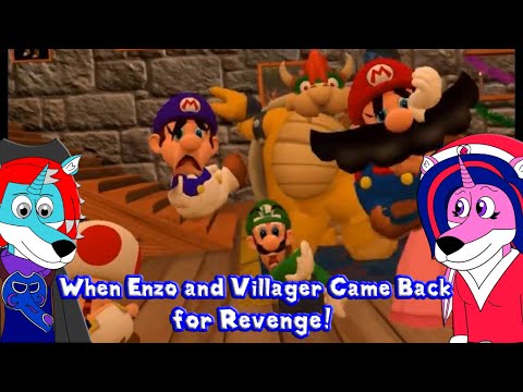 Princess Sword Heart & Night Crest React to SM64 Christmas 2015 - Christmas Crazies