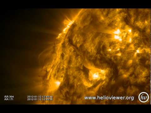 FARSIDE ERUPTION  2012-01-12