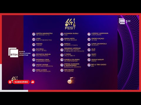Fest 64-Hapet zyrtarisht televotimi për 23 finalistët, ja si të votoni nga Shqipëria dhe Kosova