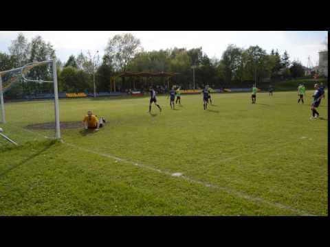 Fenix Siennica - Płomień Dębe Wielkie - bramka Maciejewskiego z rzutu karnego