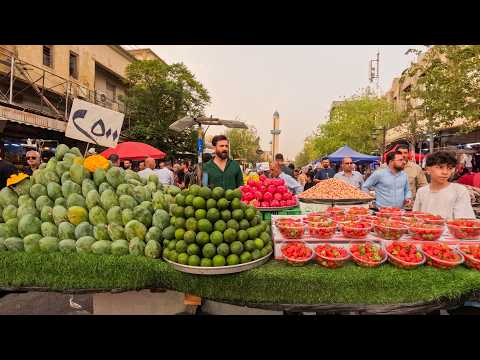 KURDISTAN’S CRAZIEST BAZAAR 🇮🇶 UNREAL Street Food Tour in Slemani!
