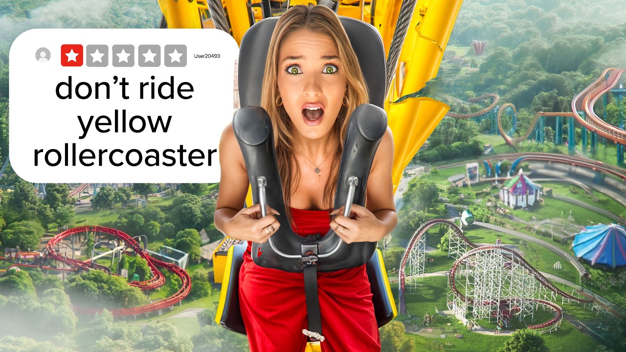 I Survived The Worst Rated Theme Parks!