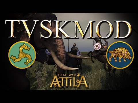 Total War Attila Tuskmod Battle 2  - WalrusJones vs Obelix - Franks vs Ebdanians