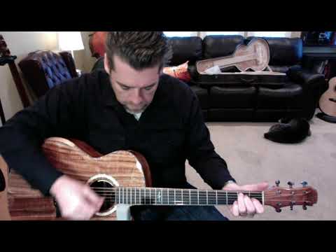 Maestro Raffles Acoustic Guitar All Koa