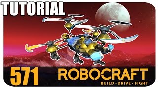 Robocraft Tutorial  - Tier 7 Plasma Helicopter 'Death From Above' - Let's Build