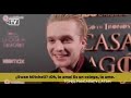 tom glynn carney speaking on his relationship with Ewan Mitchell
