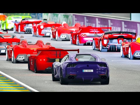 Ferrari 812 Dragon Edition vs Ferrari Hypercars at Le Mans