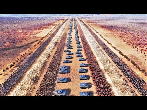 Can Humans, Orcs & Giant Ogres Stop 3,000,000 Zombies! UEBS 2 | Battle Simulator 2