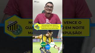 Novorizontino vence o Guarani por 2 a 0 em noite marcada por expulsão no Jorjão