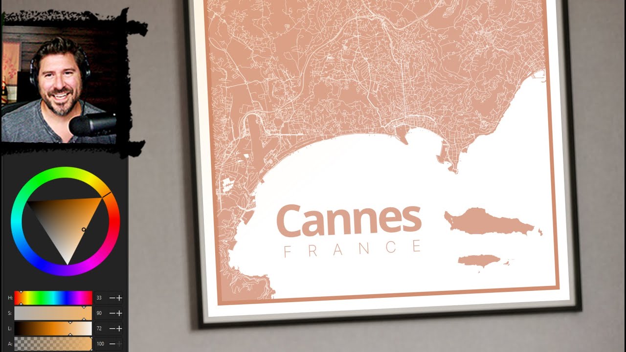 Inkscape Minimalist Map Art with QGIS