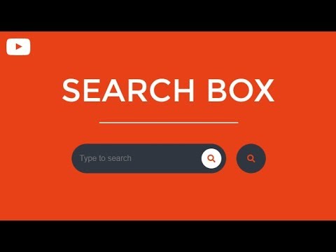 Awesome CSS Search Box Using Only HTML & CSS