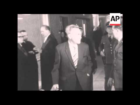 CAN939 CONCENTRATION CAMP DOCTOR TESTIFIES BEFORE WAR CRIMES PANEL