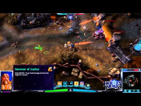 Uther Abilities Preview - Heroes of the Storm Alpha